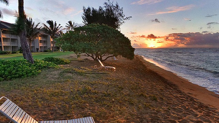 Islander on the Beach - Sunset